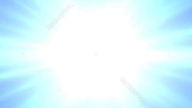 Animation optical lens flare effect, light burst