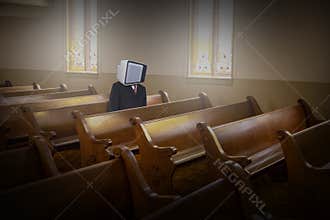 Weird Technology, Computer, Church, Religion
