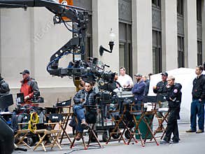 Movie Film Crew on location RIPD movie