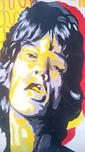 Mick Jagger Painting Popart Wallpaper