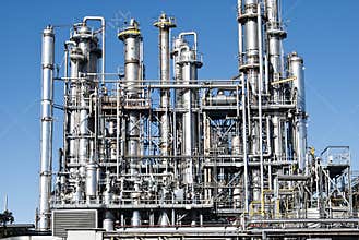 Oil refinery industry distillation pipelines