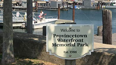 Provincetown harbor waterfront