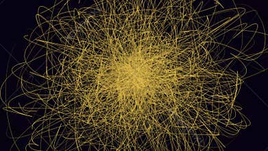 Abstract composition a kaleidoscope of lines and shapes