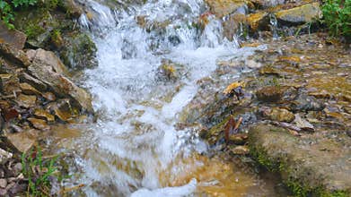 One of Slavonic springs. Izborsk, Pskov, Russia.