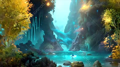 Mystical beauties of the underwater world