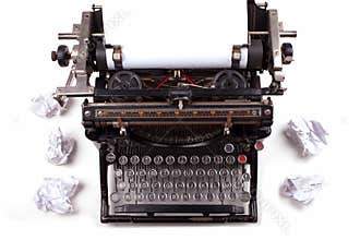 Retro typewriter