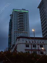 Parkson Wisma Sanyan in gray cloudy day