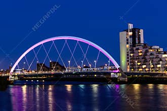 The Clyde Arc, Glasgow, Scotland