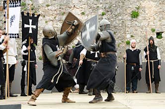 Knightly battle