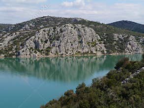 Croatian landscape in Dalmatia