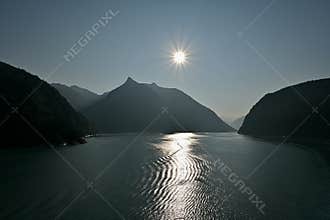 Endicott Arm Fjord Leading to Dawes Glacier