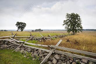 The Angle at Gettysburg, scene of Pickett's Charge