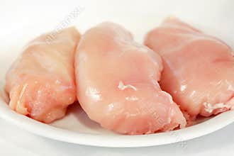 Raw chicken breast