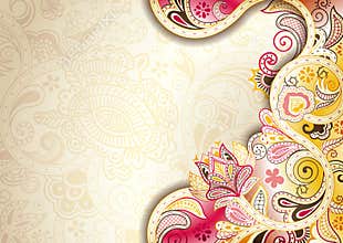 Abstract Floral Background