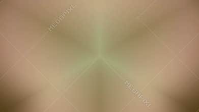 Abstract Symmetric Geometric Pattern in Pale Green and Beige with Soft Gradient Background