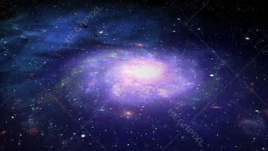 Deep Space Galaxy and Stars