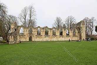 Ruins of St Mary\'s Abbey in York
