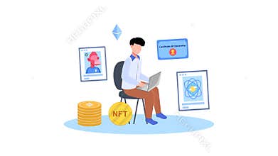 NFT Certificate Animated Video