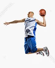 Basketball Player in action