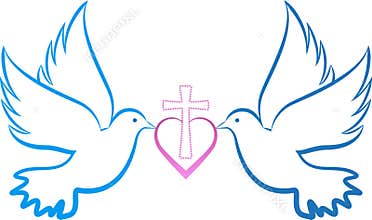 Dove love cross