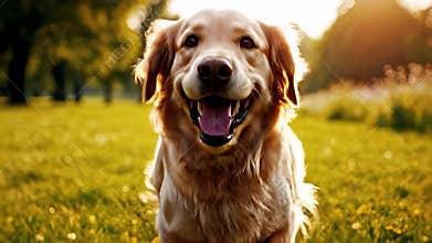 Three playful dogs enjoying a sunny day in lush green grass, capturing the carefree abandon of joyful moments shared with beloved