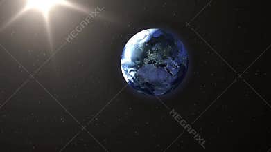 Asteroid Hitting Earth