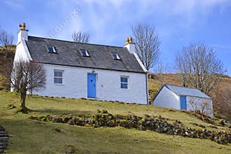 Restored crofter cottage