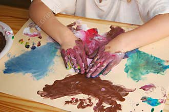 Preschool Painting Activity