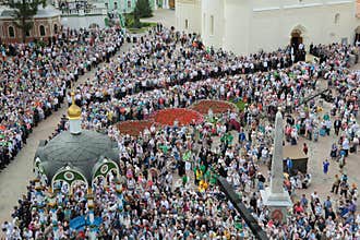 Celebration of the 700th anniversary of the birthday of St. Sergius of Radonezh