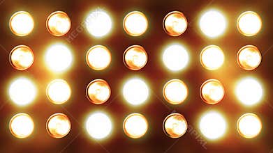 Blinking Light Curtain Flowing Down