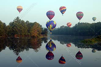 Hot air balloons