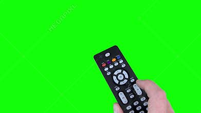 Remote Control on Chroma Key Green Screen