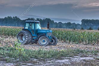 Blue Tractor
