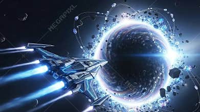 Singularity\'s Embrace: Starship\'s Bold Plunge into the Cosmic Vortex