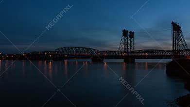 Interstate Bridge between Portland OR and Vancouver WA