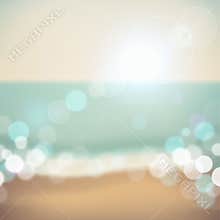 Summer holiday tropical beach background