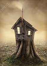 Fantasy tree house