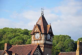 Library and clock tower, Ledbury.