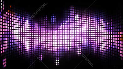 Curved Dance Light Box Background