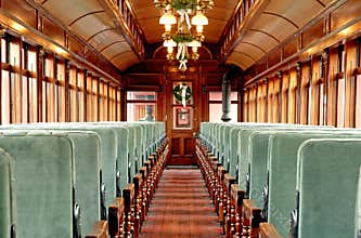 Inside an Old Passenger Rail Car