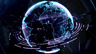 Planet Abstract background for news report