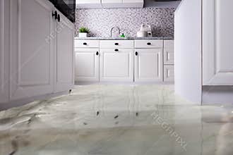 Close-up Of Flooded Floor