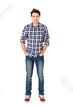 Young man standing