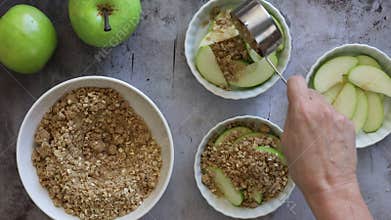 Making an Apple Crisp