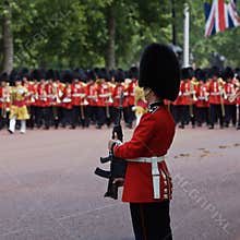 London, Royal Guards at the Trooping of the Colour