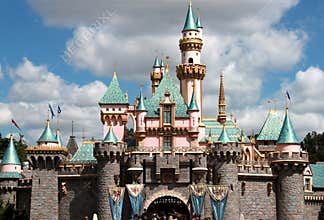 Princess castle in disneyland