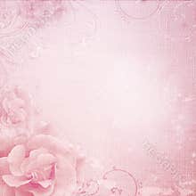 Grunge textile pink wedding background