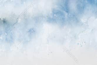 Abstract ocean watercolor background for textures or backgrounds.