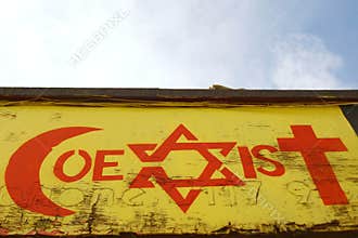 Religious Tolerance Themed Graffiti
