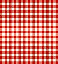 Red picnic cloth